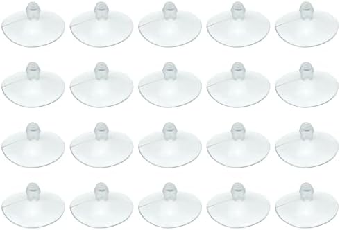 Прозрачни Нещастници Risbay 30 мм, Издънка от PVC Пластмаса, Без Куки и дупки, 20 броя в опаковка