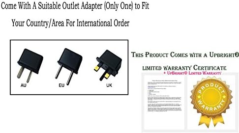 Адаптер UpBright Barrel Tip 5, ac/dc, който е съвместим с Jadoo 3 4 Jadoo4 TV IPTV Безжичен Андроид WiFi XBMC Media бокс 5 vdc 5,0 5 волтов захранващ Кабел, Кабел PS Зарядно устройство PSU (не USB съвет)