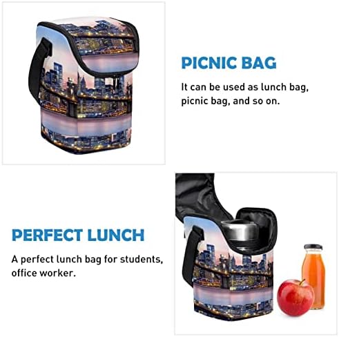 Дамски Чанта за обяд GUEROTKR, Кутия за Обяд за мъже, Дамски Кутия за Обяд, градския мост с инфинити модел