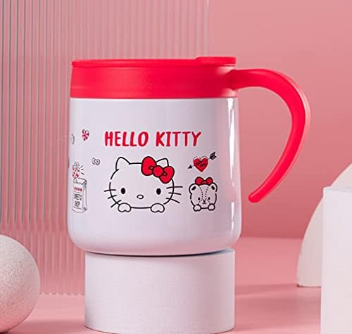 Ежедневни Специалитети на Hello Kitty, Изолирано чаша от Неръждаема Стомана с капак, 350 мл