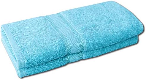Livingtex, 1 Комплект Пъстри Хавлиени кърпи 27x56, Ултра Абсорбиращи и екологично чисти (тъмно синьо)