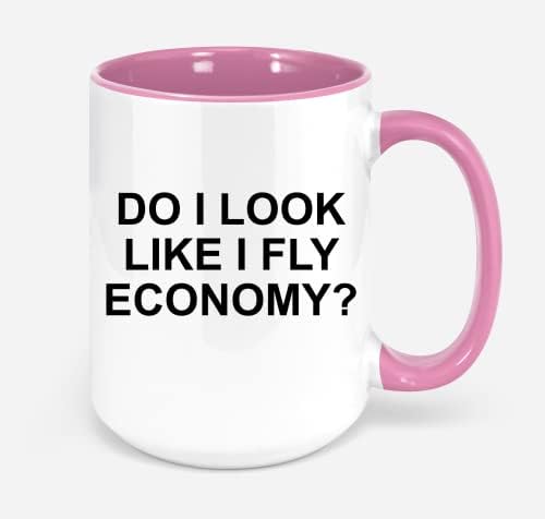 Аз изглеждам Така, сякаш правя Икономична Керамични Забавна чаша (розова)