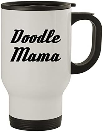 Molandra Products Doodle Mama - Пътна Чаша от Неръждаема Стомана за 14 грама, Сребриста
