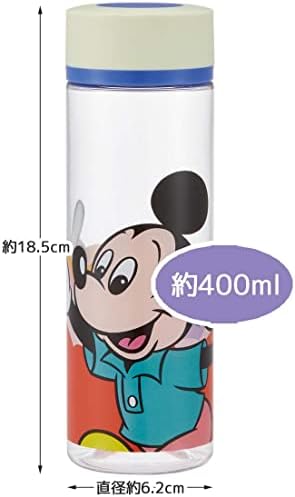 Skater SDPC4-Чаша-бутилка Disney с Мики Маус в ретро стил, 13,5 течни унции (400 мл), за съхранение на топла и студена вода, Бутилка за вода от неръждаема стомана