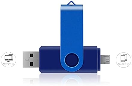 n / a USB Флаш памети 32 GB, 16 GB Флаш-памет и 128 GB карта 64 GB OTG 2 в 1 USB устройство (Цвят: черен размер: 128 GB)