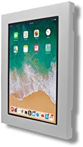 Защитен метален калъф с капаче TABcare за таблет Apple iPad Air 4 5 10,9 за павилион, POS, магазин, търговския панаир на дисплея (Бял, iPad Air 4/5 10,9)