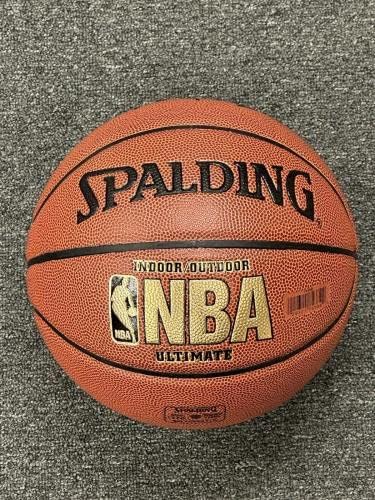 Пат Райли Лейкърс Никс Хофер ПОДПИСА на Баскетболна Топка NBA в Реален размер с голограммой - Баскетболни топки с Автографи