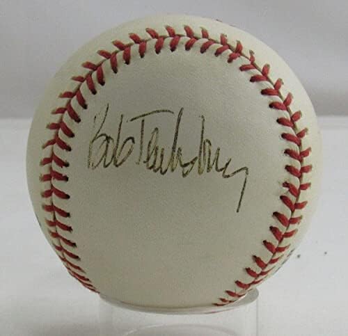Боб Tewkesbury Подписа Автограф Rawlings Baseball B119 - Бейзболни Топки С Автографи