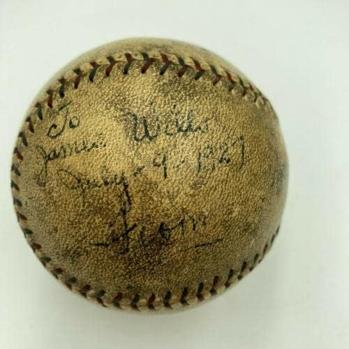 1927 Чикаго Уайт Подписа са Използвани от бейзболни топки с автограф на Бибба Фалька Уили Камма JSA COA - MLB Използвани бейзболни топки С автограф