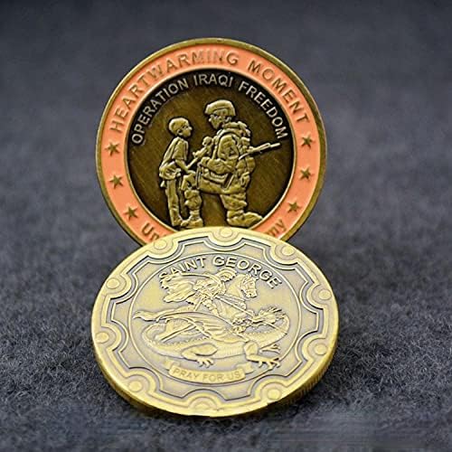 Операция на Обединена Армия Иракска свобода Затрогващ Момент са подбрани Сувенирни Монета С Медна Покритие Възпоменателна Монета