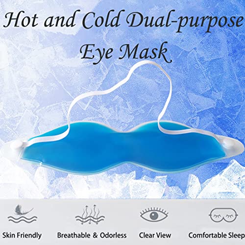 Охлаждаща маска за очи, множество студена маска за очи за лечение на топла със студена напрежение в очите, оток на очите, зачервяване на очите, подути очи, тъмни кръгове, изглаждат фините линии и операции по оползотворяване