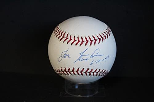 Бейзболен автограф с автограф Джо Наксхолла (6-10-44) Auto PSA/DNA AM48653 - Бейзболни топки с автографи