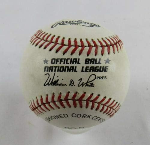 Карл Бостън Подписа Автограф Rawlings Baseball B108 I - Бейзболни Топки с Автографи