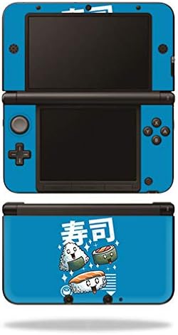 Корица MightySkins Съвместими с Nintendo 3DS XL - Sushi Kawaii | Защитно, здрава и уникална Vinyl стикер | Лесно се нанася, се отстранява и обръща стил | Произведено в САЩ
