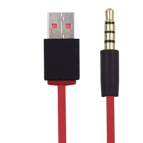 Сменяеми кабела Sqrgreat USB 3,5 мм Кабел Безжично Зарядно устройство за слушалки Beats by Dre Studio Solo, MP3 и MP4 Плейъри, тонколони, часа, Бумбокса, изследователски чипове и всяко Друго устройство с пристанище