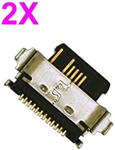 PHONSUN Type-C USB Конектор за зареждане, Разменени Конектор порт за Зарядно устройство за Alcatel 3V 2019 5032 5032W (опаковка от 2)