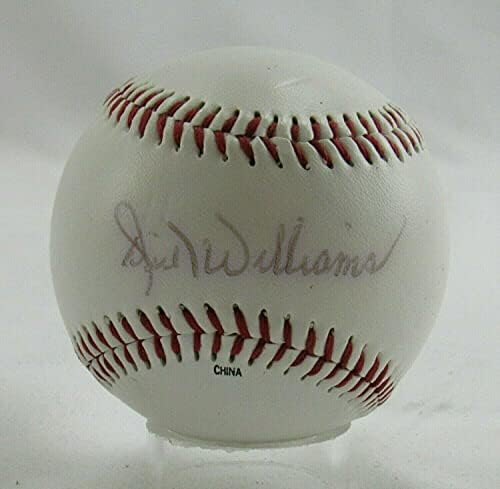 Дик Уилямс Подписа Автограф Rawlings Baseball B99 - Бейзболни Топки С Автографи