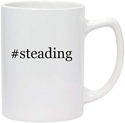 Продукти Molandra steading - Хэштег 14 грама Бяла Керамична Кафеена Чаша на държавник
