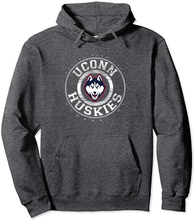 Connecticut Huskies Showtime Официално Лицензиран Пуловер с качулка
