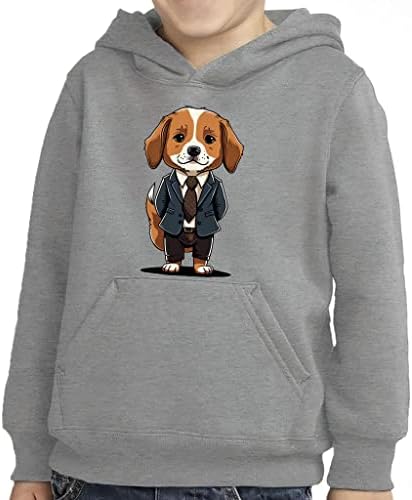 Hoody-Пуловер с това Сладко Кученце за деца - Уникална Hoody с качулка от Порести Руно - Цветни Hoody с качулка за деца