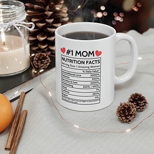 Кафеена Чаша за майка, Подарък Чаша с Уникален Дизайн за мама, Керамични Кафеена чаша за майката с тегло 11 грама (002)