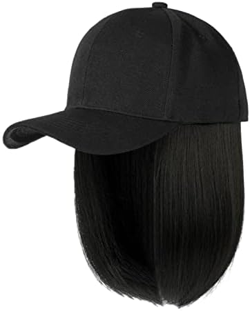 Бейзболна шапка за списание Hot Rod с наращенными коса Директен къса прическа боб Свалящ шапка