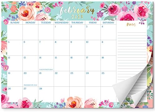 Голям настолен календар с акварельными цветове S & O ще Продължи до юни 2024 - на Откъсване Настолен календар 2023-2024 - Настолен календар 2023-2024 - Академични настолен календар 2023-2024 - Настолен календар голям