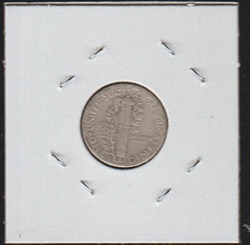 1943 D Крилат главата на Свободата или Меркурий (1916-1945) Избор цента Малки детайли