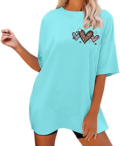 MIASHUI с дълъг ръкав за жени, Дамски Модни Риза, Подходяща за женските тениски свободно намаляване на Големия размер, с къси ръкави