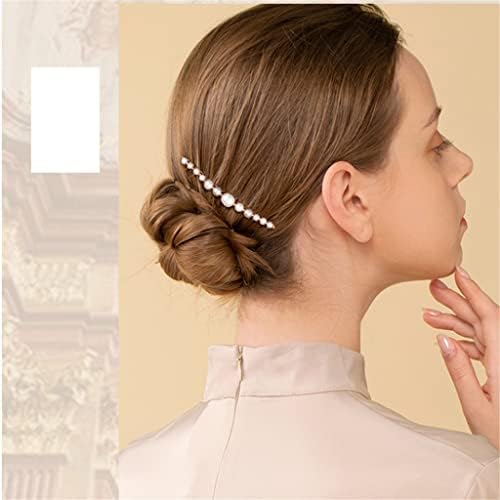 Гребен за коса-Висок клас N/A Pearl Praise, гребен за коса в стил барок, женски Темперамент в Древен стил Ретро (Цвят: A, размер: One Size)