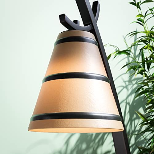 Настолна лампа Kenroy Home 03332 Wright 1 Light с Бронзов покритие, Настъргано Масло, Casual Стил, Височина 24 инча, Широчина 13.5 инча, дълбочина 7 см