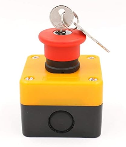 Ключ Ключ и Бутон за Аварийно спиране, с Червен знак TINTAG 660v