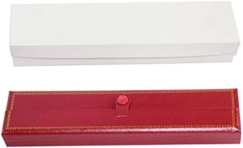 Класически Подарък Кутия За Гривна с Червени Двойни Врати От изкуствена кожа