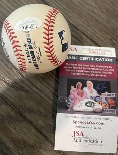 Кен Гриффи-младши Моряците, JSA, Подписано на Играта топката Алън Bada Селига MLB с Автограф - Бейзболни топки С автографи