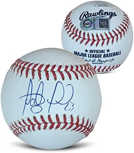 Фернандо Татис Младши От Сан Диего Подписа бейзболен договор MLB JSA COA с бейзболни топки с Автографи на Кейса