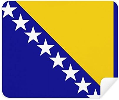Босна и Херцеговина Националния Флаг на Страната Плат За Почистване на Екрана за Пречистване на 2 елемента Замшевой Тъкан