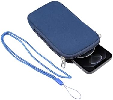 SDFGH Неопреновая чанта за мобилен телефон, калъф, Колан чантата си, калъф с клип за колан, чанта-кобур, Външен Калъф с клипс за надбедрен колан, кобур (Цвят: D, размер: 6,2-6,9 инча)
