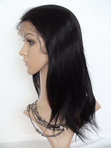 Мода 2017 г. 22Синтетични косми на дантели Изкуствени перуки за черен за жени Китайски Дева Коса Remy Естествени директни Цвят 1Б Off черен