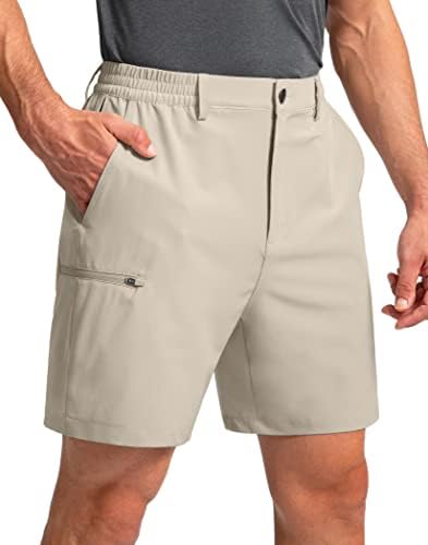 Мъжки къси панталони за голф Pinkbomb с 6 Джоба, Стрейчевые бързо съхнещи Туристически Работни Шорти за Мъже