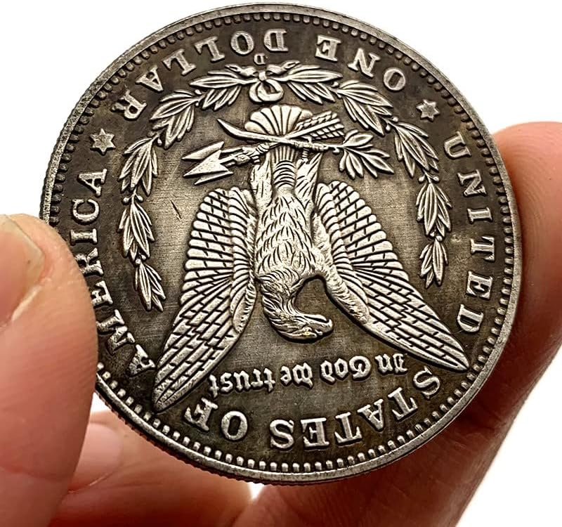 1921 Скитащи монети нова година Годината на Бика Латунная Стара Сребърен медал Игра Magic плавателни съдове Медни Сребърна Монета Възпоменателна Монета