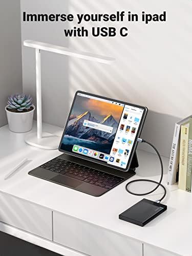 Кабели за твърдия диск UGREEN Micro B-C USB 10 Gbit/s, 1,5 Фута USB кабел C-Micro B, USB C-външен твърд диск, съвместим с MacBook Air M2 Pro, iPad, Galaxy S22, WD Toshiba Westgate Seagate и т.н