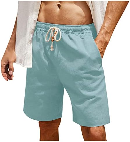 DuDubaby Мъжки къси Панталони Ежедневни Летни Улични Модни Основни Свободни бързо съхнещи Ежедневни Мъжки Шорти Shorts 5 инча