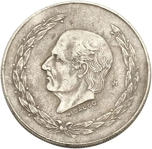 1951 Мексиканската Сребърна Монета в 5 песос Сребърен Долар Американски Орел Океански Антики Океански Сребърен Долар Чуждестранна Валута Антични Колекция