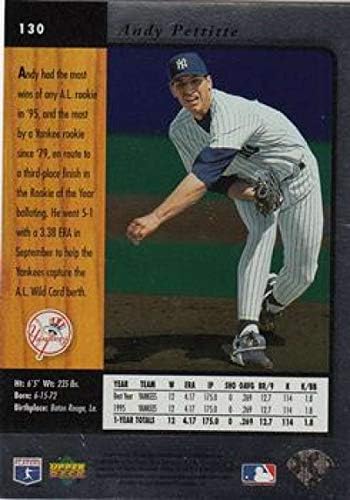 1996 SP 130 Анди Pettitt Ню Йорк Янкис (Горна палуба) Бейзболна картичка MLB NM-MT