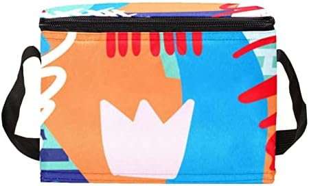 Дамски Чанта за обяд GUEROTKR, Кутия за Обяд за мъже, Дамски Кутия за Обяд, абстрактно рисуване на графити, рисувани на ръка