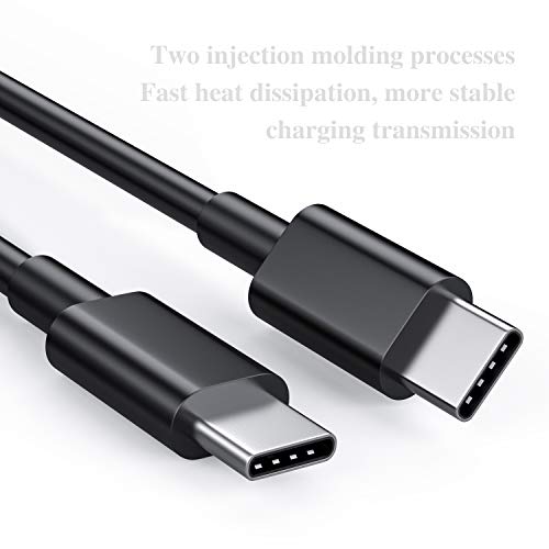 Beiersa (3,3 фута + 6 фута + 8,2 фута, черен) Кабел c-c Тип кабел c-c USB c-c USB 2.0 кабел е съвместим с повечето устройства с интерфейс C, поддържа бързо зареждане на PD и 60 Вата на 20 В 3A, 18 W 9 В 2A, 10 W 5 В