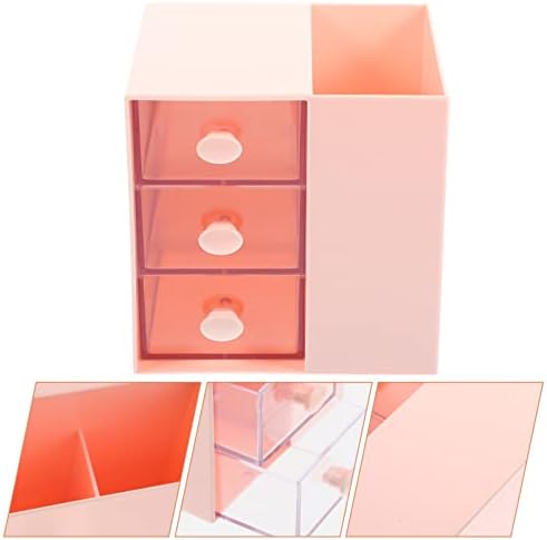 SOLUSTRE грим организатор на маса с чекмеджета за съхраняване на бижута витрина кутия стил за съхранение на козметика калъф плот органайзер за козметика, бижута калъф